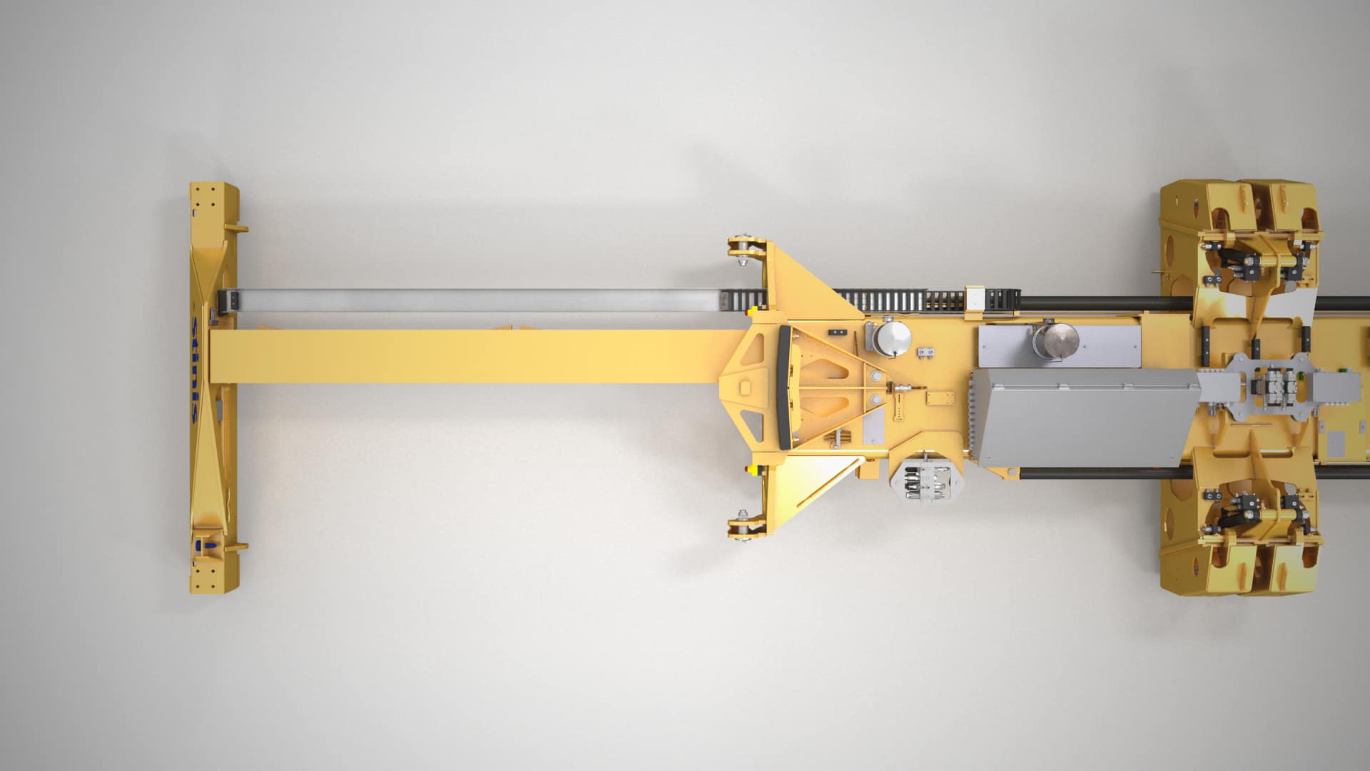 Straddle Carrier Spreaders Optimized Visibility