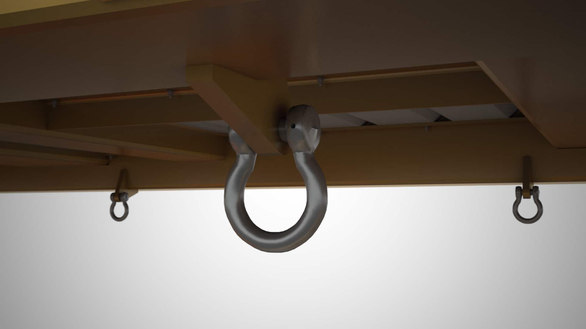 Safety Cage Lifeline Attachment Hooks